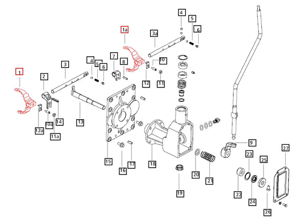 Mahindra Tractor Transmission Speed Shift Fork 000016341P06 Mahindra