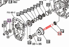 Mahindra Tractor Transmission Sub Shaft 19571321000 Mahindra Direct Parts