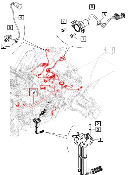 Mahindra Tractor Transmission Wiring Harness 007704964V91 Mahindra Direct Parts