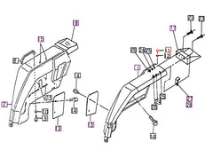 Mahindra Tractor Trim Clip 15276040020