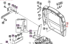 Mahindra Tractor Trim Clip 15276040020 Mahindra Direct Parts