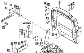Mahindra Tractor Trim Clip 15276040020 Mahindra Direct Parts