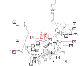 Mahindra Tractor Turbocharger 006004368F1 Mahindra