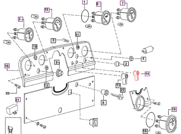 Mahindra Tractor Turn Signal Switch 005555896R91 Mahindra