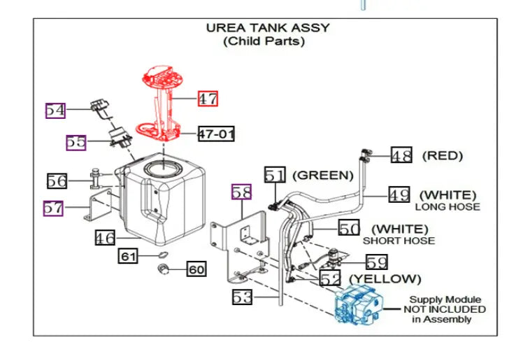 Mahindra Tractor UREA Level Sender 18711122204 Mahindra