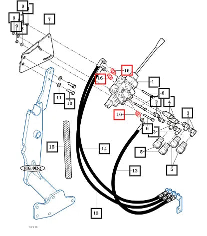 Mahindra Tractor Union Pf3 8 Pf1 4 80105030300 Mahindra Direct Parts