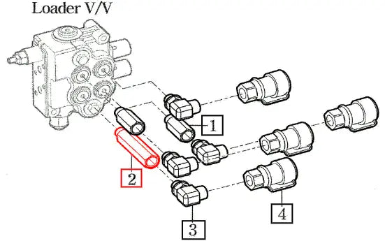 Mahindra Tractor Union, 100 Pf3/8 86503000320 Mahindra Direct Parts