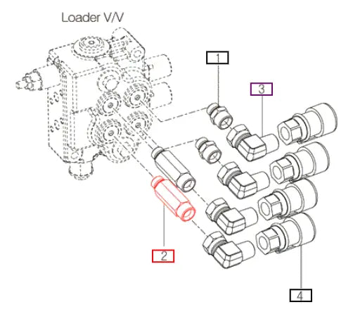 Mahindra Tractor Union, 72, Pf3/8 84903000330 Mahindra Direct Parts