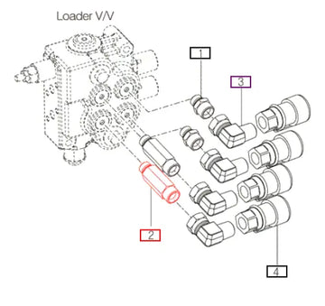 Mahindra Tractor Union, 72, Pf3/8 84903000330 Mahindra Direct Parts
