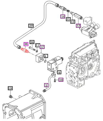 Mahindra Tractor Union, Pt1/2 Pf1/2 - Pt1/2, Pf1/2" 16995152383 Mahindra Direct Parts