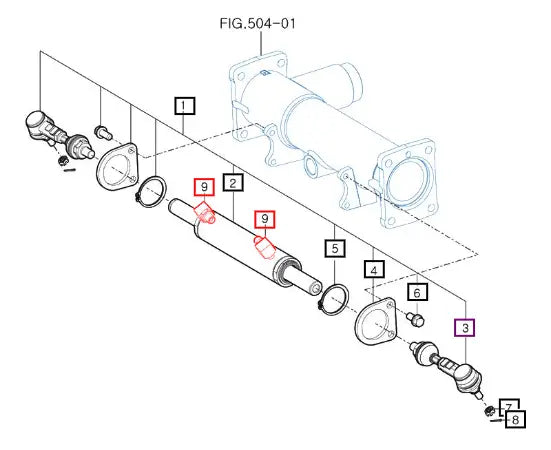 Mahindra Tractor Union(pf1/4,pt1/4) 80105030270 Mahindra Direct Parts
