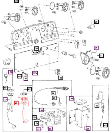 Mahindra Tractor Unit Fuel Sending For Ergo 005553950R91 Mahindra Direct Parts