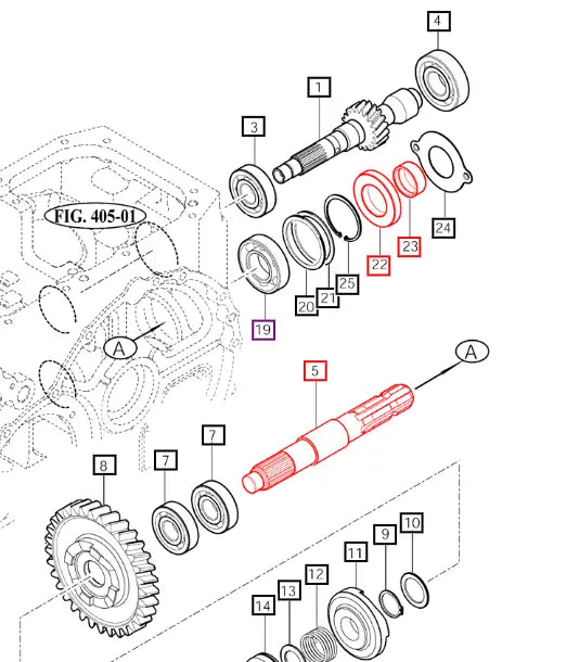 Mahindra Tractor Updated PTO Shaft Kit Mahindra Direct Parts