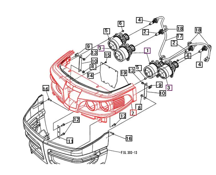 Mahindra Tractor Upper Grill 19461171000 Mahindra Direct Parts