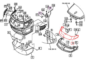 Mahindra Tractor Upper Grill Screen 10462614AG0 Mahindra Direct Parts