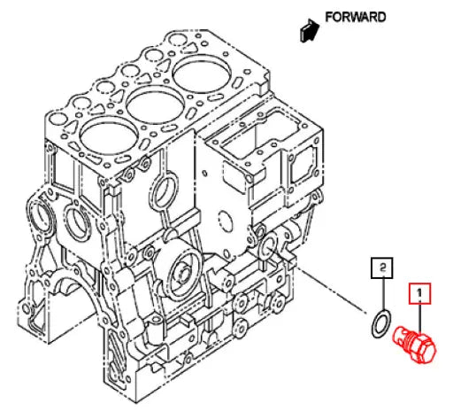 Mahindra Tractor Valve Assy Relief 31n36 00010 006053020N91 Mahindra Direct Parts
