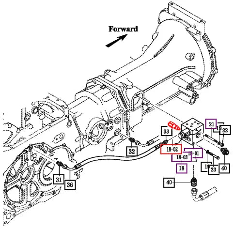 Mahindra Tractor Valve Assy, Relief 16490110001 Mahindra Direct Parts