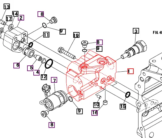 Mahindra Tractor Valve Body 19452171110 Mahindra Direct Parts