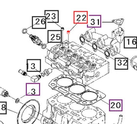 Mahindra Tractor Valve Seal 31S9401640 Mahindra Direct Parts