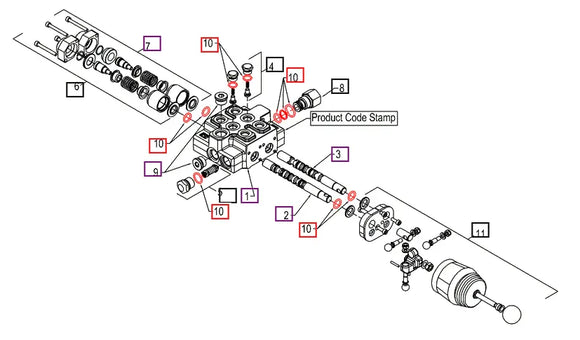 Mahindra Tractor Valve Seal Kit BUHX3018 Mahindra Direct Parts