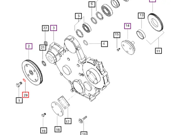 Mahindra Tractor Washer 006005197F1 Mahindra
