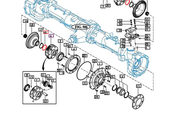 Mahindra Tractor Washer 50x65x3 19024130160 Mahindra Direct Parts