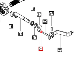Mahindra Tractor Washer M8x24x3 000060686M01 Mahindra Direct Parts