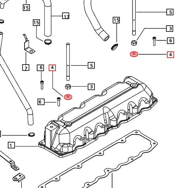 Mahindra Tractor Washer Seal 006008030B1 Mahindra Direct Parts