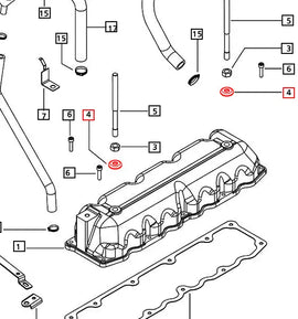 Mahindra Tractor Washer Seal 006008030B1 Mahindra Direct Parts