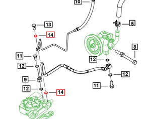 Mahindra Tractor Washer Sealing M14x20 0x1 5 SF1601045 Mahindra Direct Parts