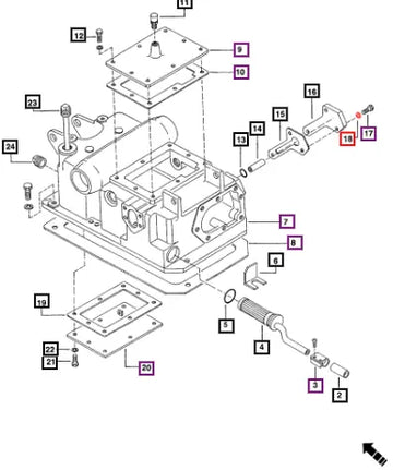 Mahindra Tractor Washer Spring Hyd. Return Line 005558419R1 Mahindra Direct Parts