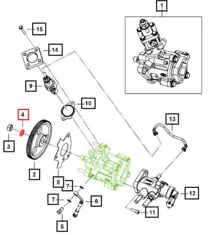 Mahindra Tractor Washer Spring Lock M14 0305BAC00990N Mahindra Direct Parts