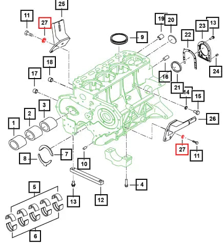 Mahindra Tractor Washer - Spring M12 0052385 Mahindra Direct Parts