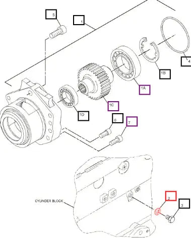 Mahindra Tractor Washer (sealing) 214-3203 Mahindra Direct Parts