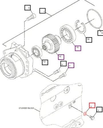 Mahindra Tractor Washer (sealing) 214-3203 Mahindra Direct Parts