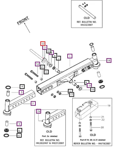 Mahindra Tractor Washer, Tab Lock, Pivot Pin 007601418C1 Mahindra Direct Parts