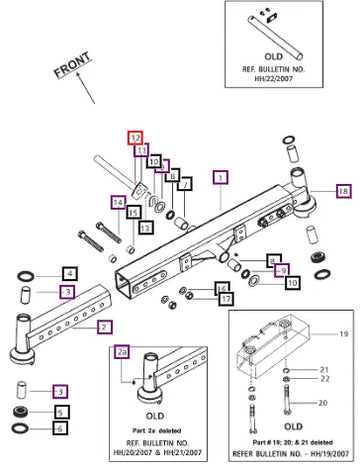 Mahindra Tractor Washer, Tab Lock, Pivot Pin 007601418C1 Mahindra Direct Parts