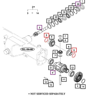 Mahindra Tractor Washer, Thrust 16704320050 Mahindra Direct Parts