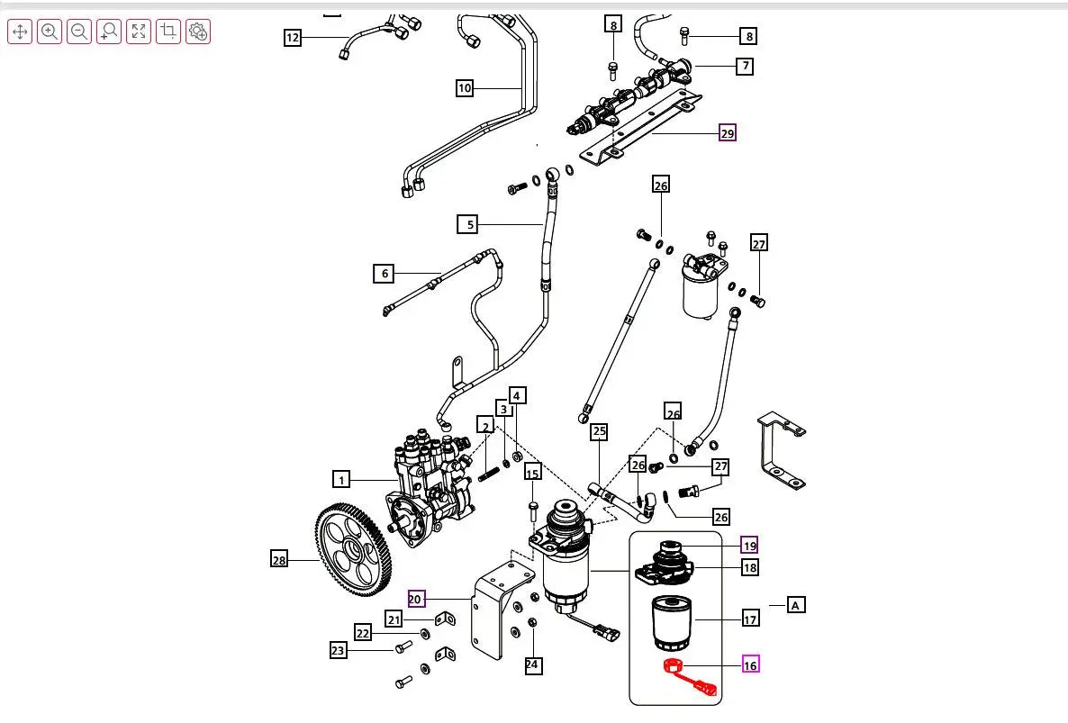 Mahindra Tractor Water Level Sensor 5545 Mahindra