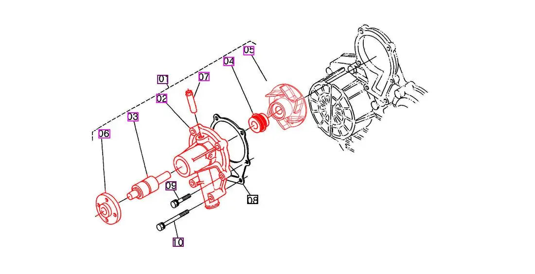 Mahindra Tractor Water Pump eMax 25L Mahindra