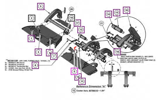 Mahindra Tractor Wdmt,flag Pin L1002000386 Mahindra Direct Parts