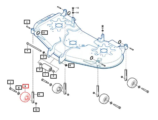 Mahindra Tractor Wheel 94002000070 Mahindra Direct Parts