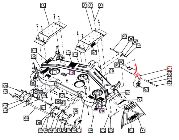 Mahindra Tractor Wheel Connection Fork / Yoke CNSD09000010N Mahindra Direct Parts