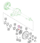 Mahindra Tractor Wheel Hub Bolt 0099624 Mahindra Direct Parts