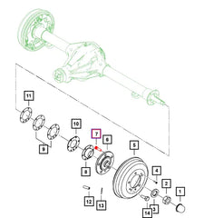 Mahindra Tractor Wheel Hub Bolt 0099624