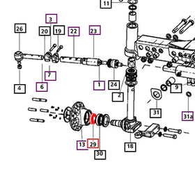 Mahindra Tractor Wheel Hub Outer Bearing 007602006D1 Mahindra Direct Parts