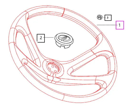 Mahindra Tractor Wheel Steering 000060520M02 Mahindra Direct Parts