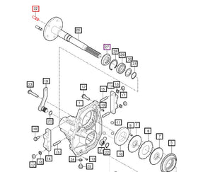 Mahindra Tractor Wheel Stud 11613247120 Mahindra