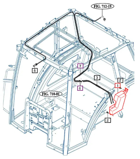 Mahindra Tractor Windshield Washer Reservoir 19027033102 Mahindra