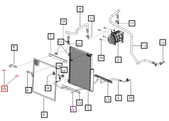 Mahindra Tractor Wing, Bolt E007519254D1 Mahindra Direct Parts